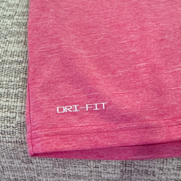 NIKE SWIM DRI-FIT HYDROGUARD HEATHERED PINK SHIRT - Picture 4 of 4